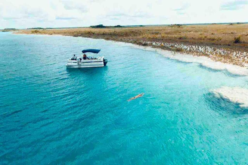 Apartmán Alojamiento Departamental Bacalar Exteriér fotografie