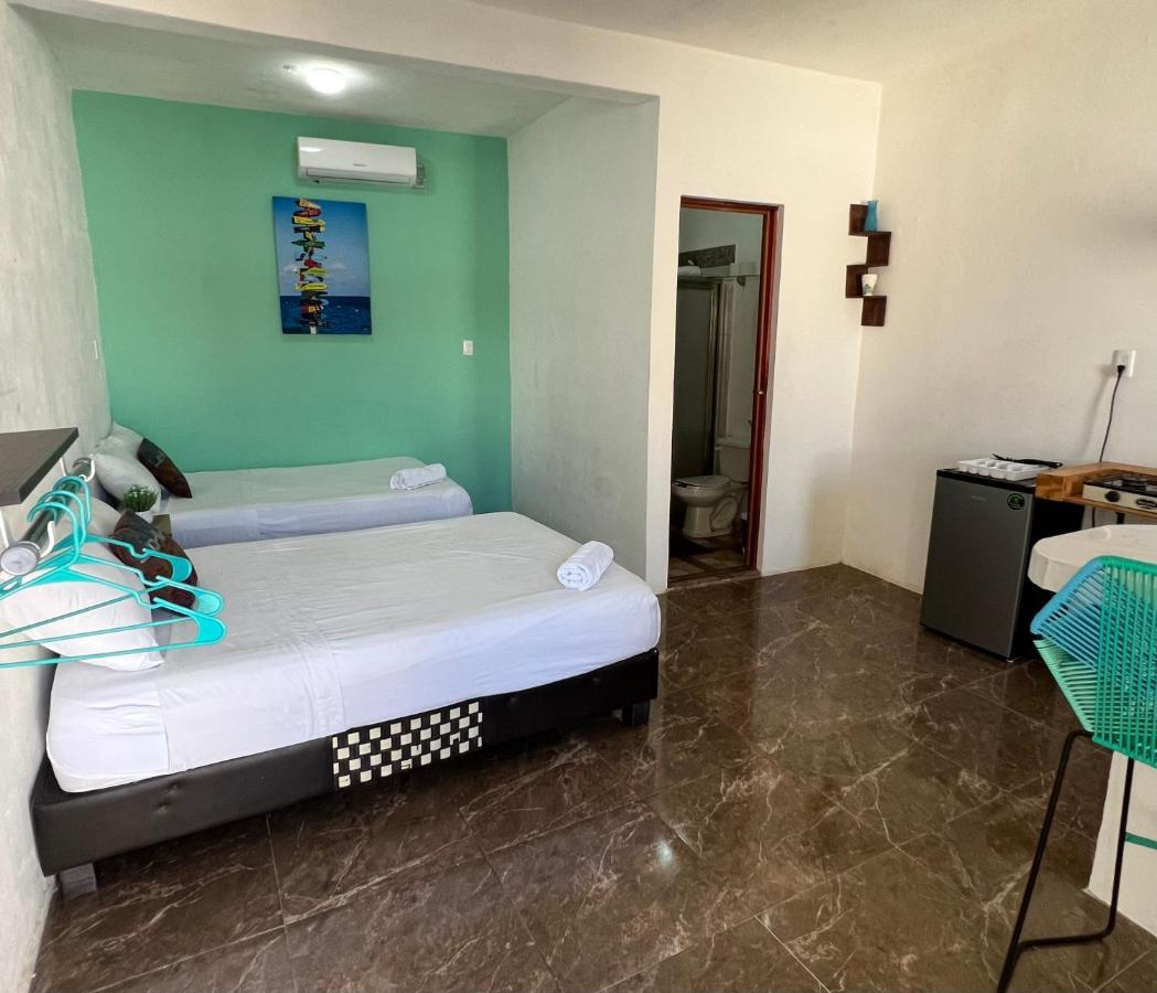 Apartmán Alojamiento Departamental Bacalar Exteriér fotografie